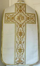 White Roman Vestment 8782